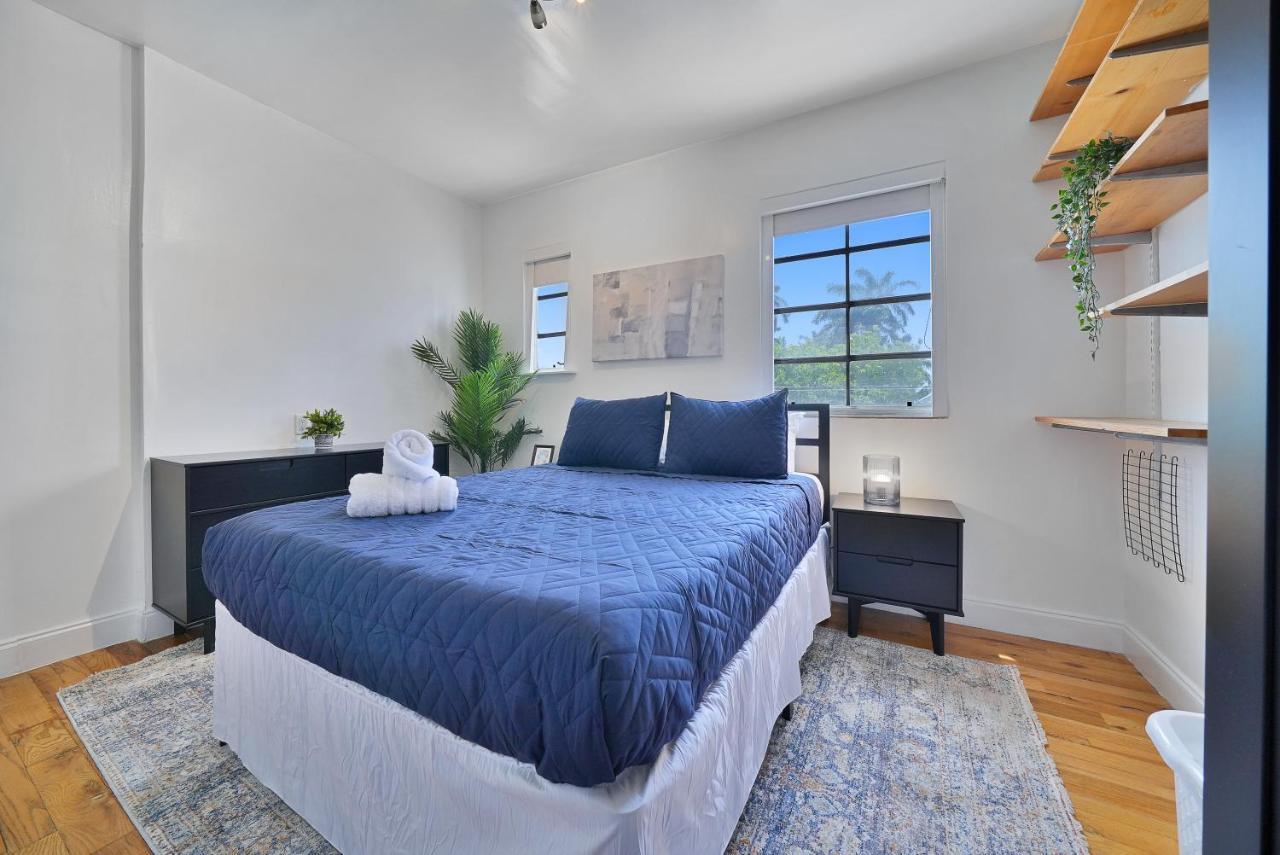 Large & Bright Sleep Up To 8 Only 2Min From Ocean! Lägenhet Miami Beach Exteriör bild