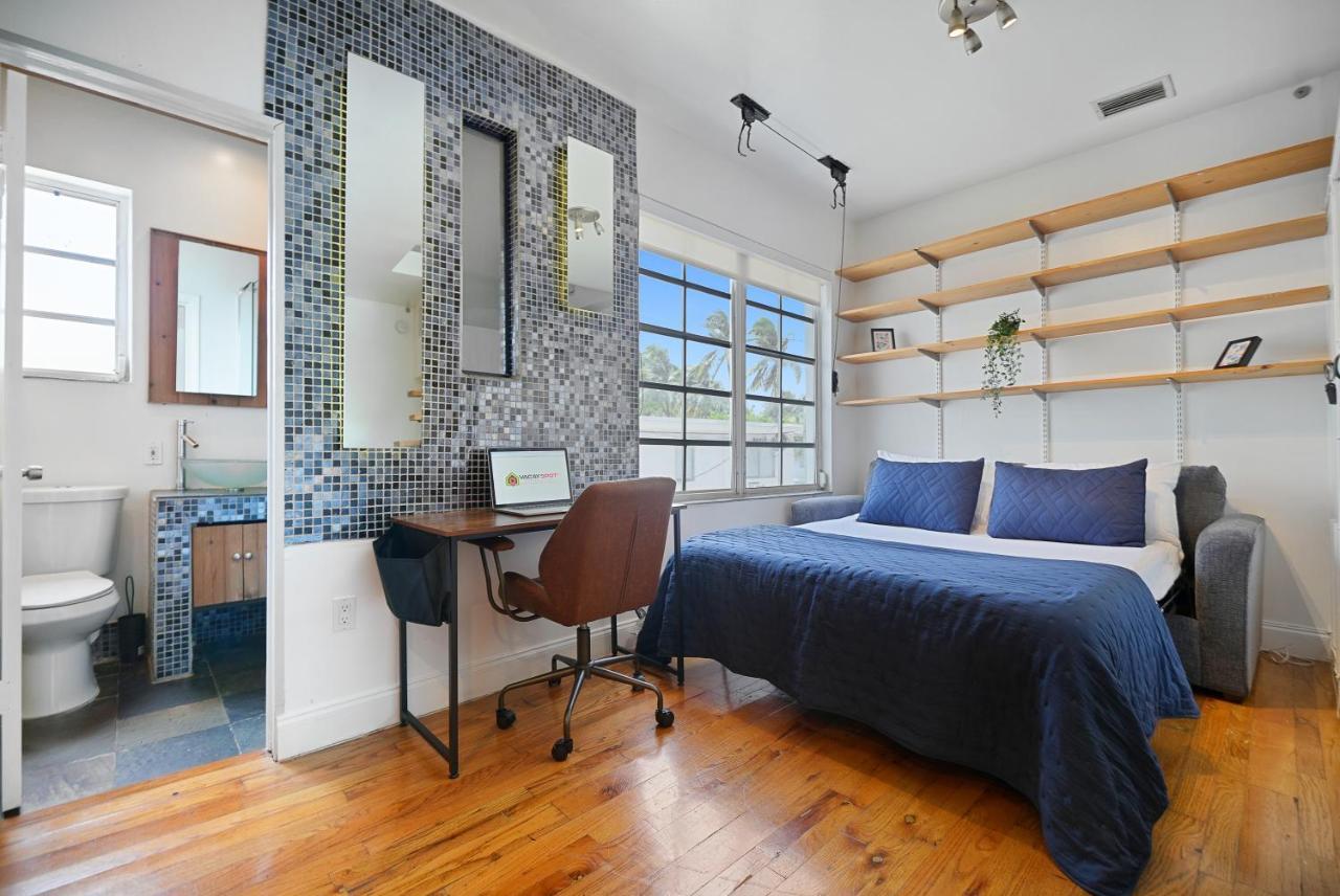 Large & Bright Sleep Up To 8 Only 2Min From Ocean! Lägenhet Miami Beach Exteriör bild